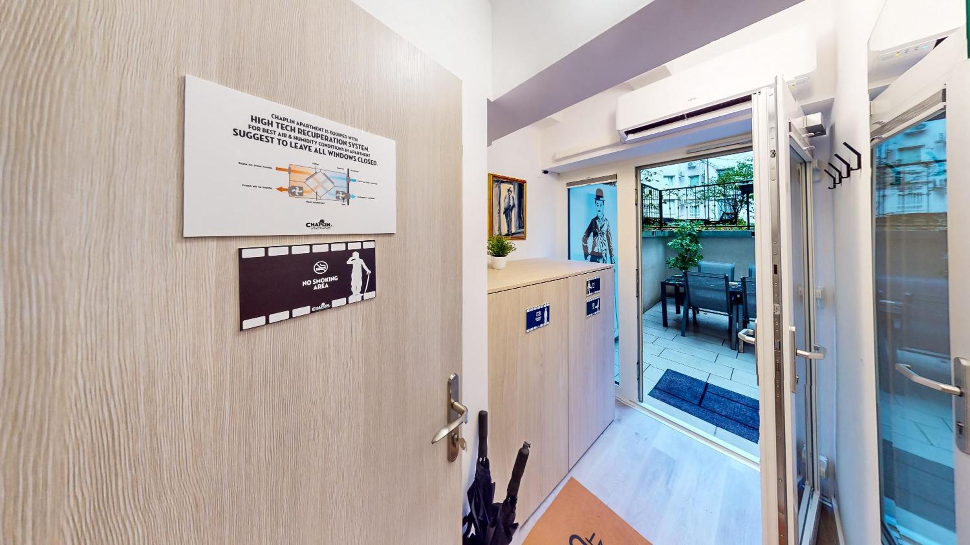 Chaplin Apartment - Free Garage Parking 卢布尔雅那 外观 照片