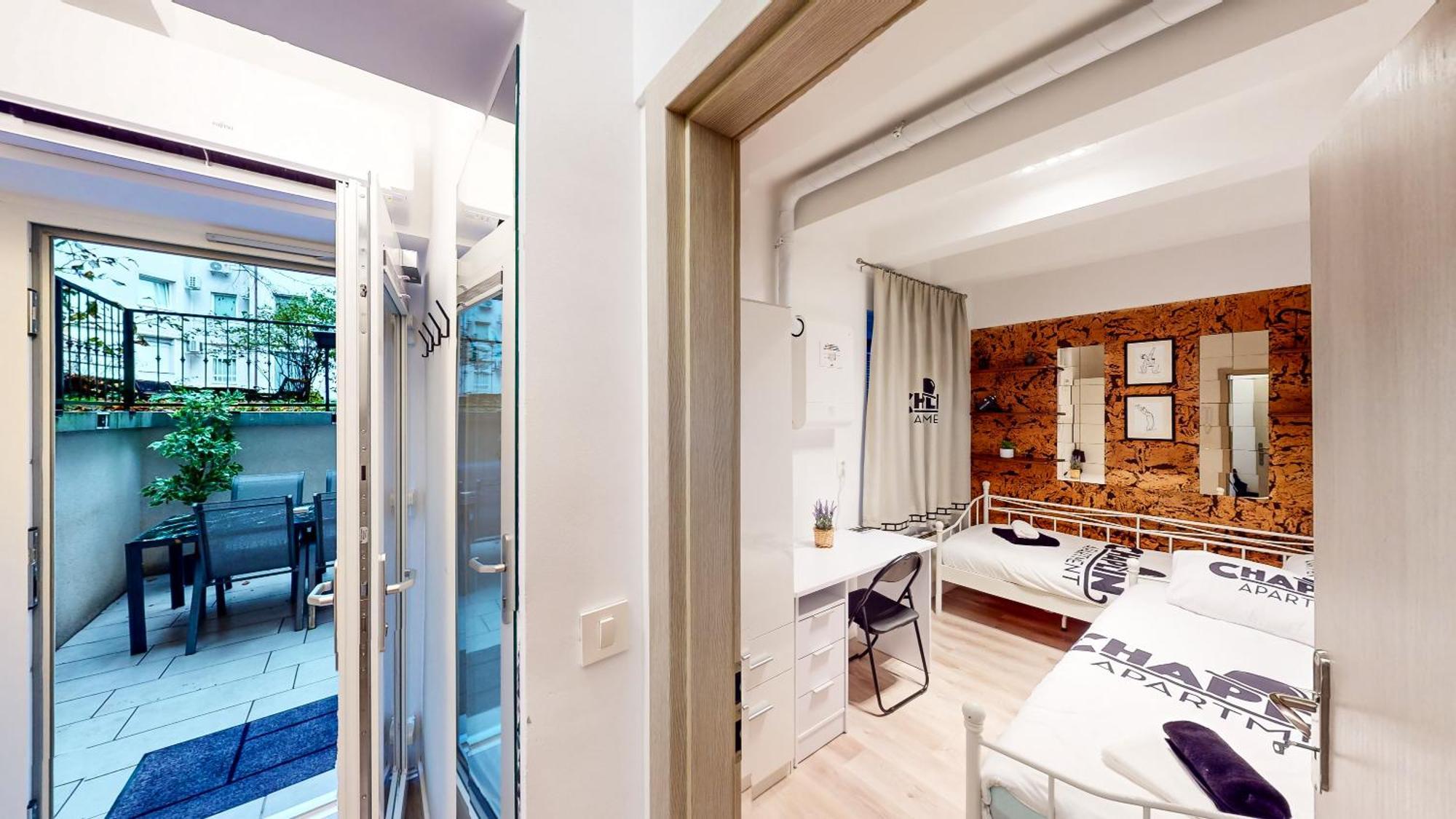 Chaplin Apartment - Free Garage Parking 卢布尔雅那 外观 照片